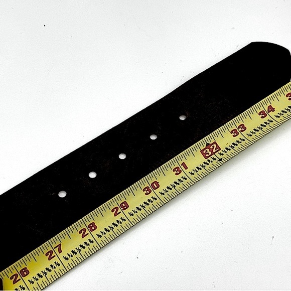 Talbots Leather Belt with Brass Buckle, Style number 6125, Made in the US, Small - Picture 14 of 14